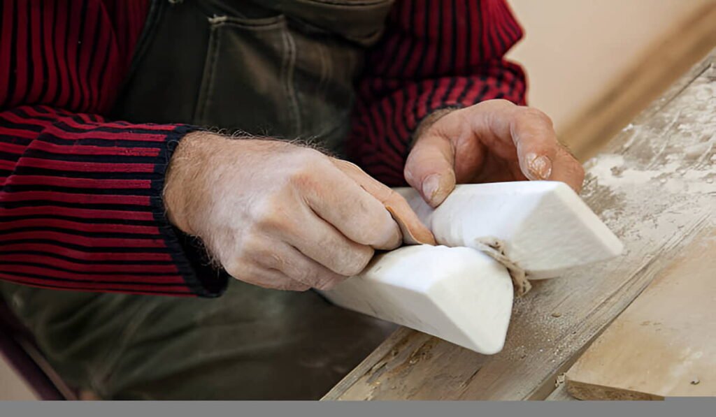Polish Marble with Sandpaper