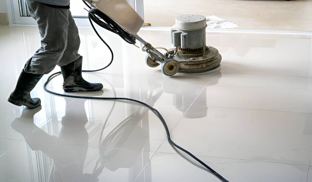 Floor Tiles polishing